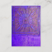 MORGEN STAR roze blauw Visitekaartje (Achterkant)