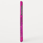 MORGEN STAR, roze, Fuchsia Black Monogram Case-Mate iPhone Case (Achterkant/links)
