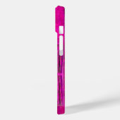 MORGEN STAR, roze, zwart, Fuchsia Case-Mate iPhone Case (Achterkant / Links)