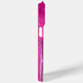 MORGEN STAR, roze, zwart, monogram Fuchsia Case-Mate iPhone Case (Achterkant / Rechts)