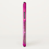 MORGEN STAR, roze, zwart, monogram Fuchsia Case-Mate iPhone Case (Achterkant / rechts)