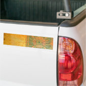 MORGEN STAR Yellow Brown Green Bumpersticker (Op Truck)