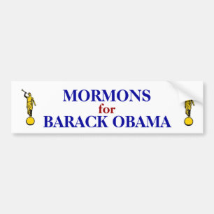 MORGEN VOOR OBAMA-BUMPERSTICKER BUMPERSTICKER