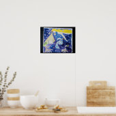 Morgen weet je nooit meer hoe poster (Keuken)