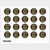 Morgen Worden Dromen Werkelijkheid Ronde Sticker (Vel)