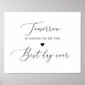 Morgen wordt de beste dag ooit poster (Voorkant)