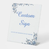 Morgen wordt het beste dag repetitie diner reclamebord met voetstuk (Voorkant)