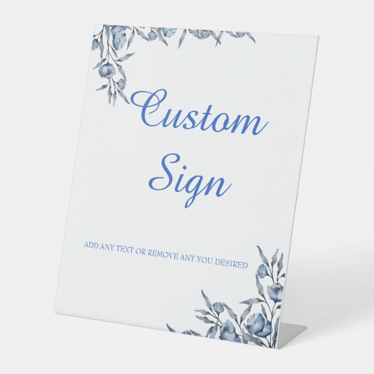 Morgen wordt het beste dag repetitie diner reclamebord met voetstuk (Voorkant)