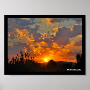 Morgenhemel Zonsopgang Landschap Poster