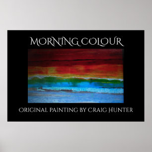 Morgenkleur Poster