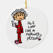 Morgenman? Keramisch Ornament (Achterkant)