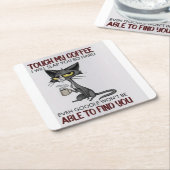 morgenmotivatie kartonnen onderzetters (Schuin)