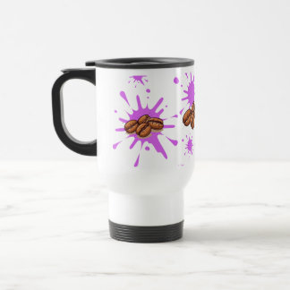 Morgenmotivatie koffiemok | Cute paarse koffie Reisbeker