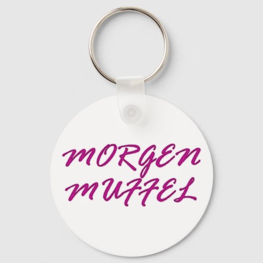 Morgenmuffel Sleutelhanger (Voorkant)