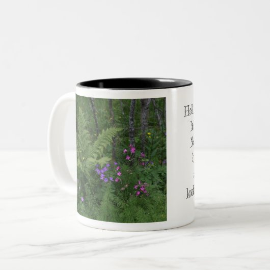 Morgenmuffel Tweekleurige Koffiemok (Voorkant links)