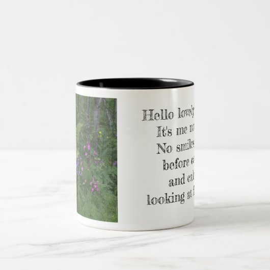 Morgenmuffel Tweekleurige Koffiemok (Center)