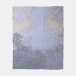 Morgenochtend in de buurt van Giverny door Claude  Fleece Deken