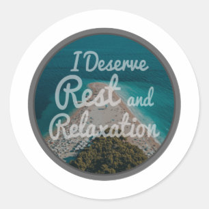 morgenochtend motivatie gezegde ronde sticker