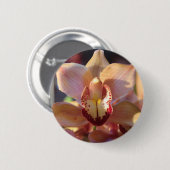 morgenorchidee ronde button 5,7 cm (Voorkant /achterkant)
