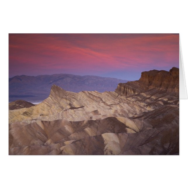 Morgens eerste licht op Zabriskie Point en 2 (Voorkant Horizontaal)