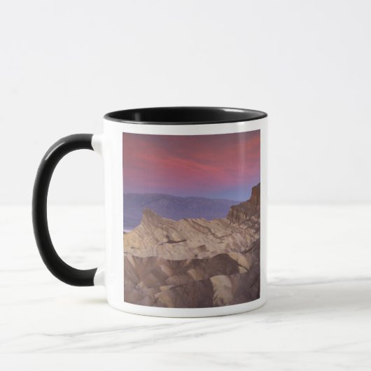 Morgens eerste licht op Zabriskie Point en 2 Mok (Links)