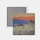 Morgens eerste licht op Zabriskie Point en Magneet (Voorkant / Achterkant)