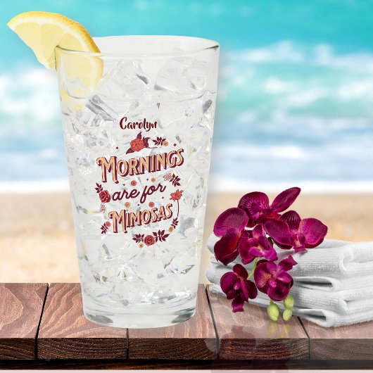 Morgens voor Mimosas Glass Glas