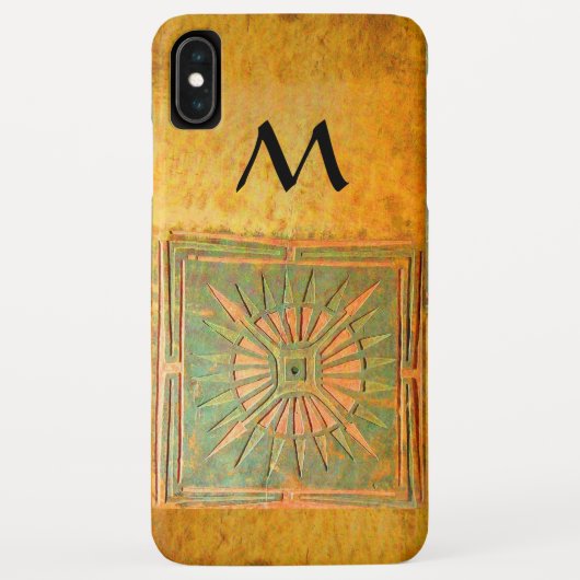 MORGENSTER ,Geel,Bruin,Zwart Monogram Case-Mate iPhone Case (Achterkant)