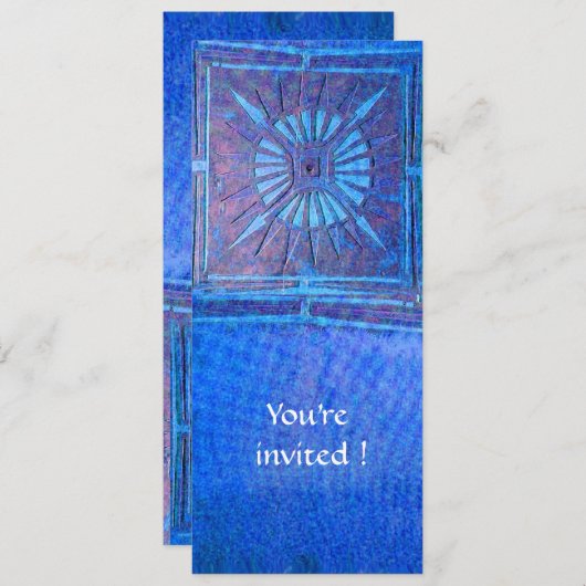 MORGENSTER, helderblauw Kaart (Voorkant / Achterkant)