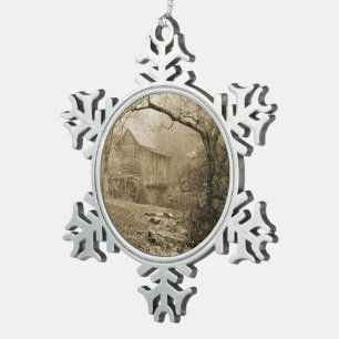Morgenwisser Tin Sneeuwvlok Ornament