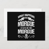 Morgue Embalmer Funeral Director Cemetery Gift Briefkaart (Voorkant / Achterkant)
