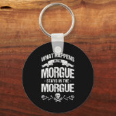 Morgue Embalmer Funeral Director Cemetery Gift Sleutelhanger (Voorkant)
