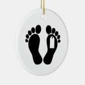 Morgue Fee Silhouette met het Ornament van het Lab (Rechts)