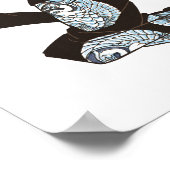 Mori Ranmaru Samurai Ukiyo-e Poster (Hoek)