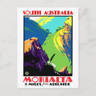Morialta, 13 km van Adelaide, Zuid-Australië Briefkaart