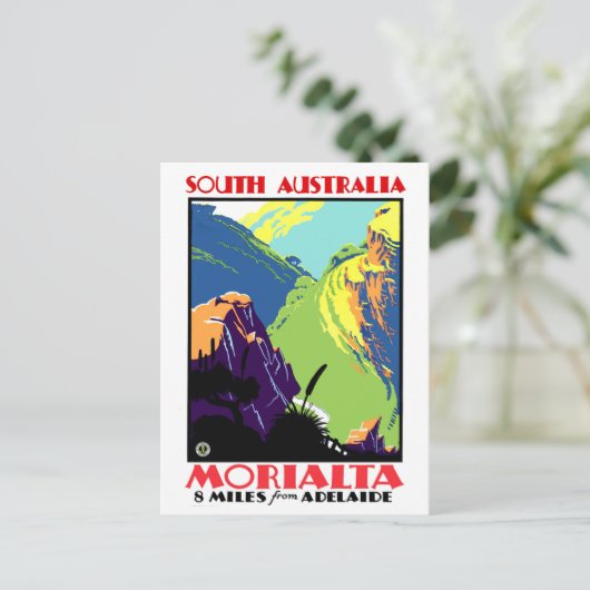 Morialta, 8 mijl van Adelaide, South Australia Briefkaart (Staand voorkant)
