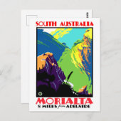 Morialta, 8 mijl van Adelaide, South Australia Briefkaart (Voorkant / Achterkant)