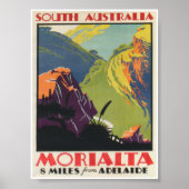 Morialta Australia Vintage Poster (Voorkant)