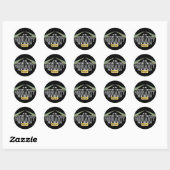 Moriarty New Mexico - Vliegveld Runway Ronde Sticker (Vel)