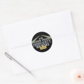 Moriarty New Mexico - Vliegveld Runway Ronde Sticker (Envelop)