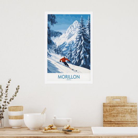 Morillon Ski Poster 1 (Keuken)