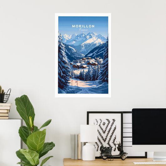Morillon Ski Print 1 (Thuiskantoor)