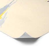 Morillon Snowboarden Reisposter Poster (Hoek)