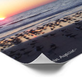 MORING BEACH SUNRISE POEM POSTER (Hoek)