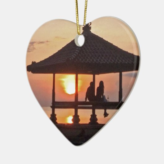 Moring op Bali Island Keramisch Ornament (Links)