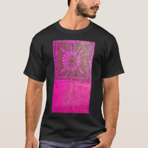 MORING STAR Pink, Fuchsia Black, Monogram T-shirt