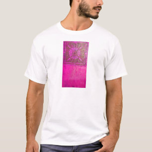 MORING STAR Pink, Fuchsia Black, Monogram T-shirt