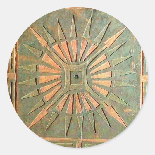 MORING STAR RONDE STICKER (Voorkant)