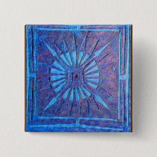 MORING STAR VIERKANTE BUTTON 5,1 CM