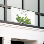 Moringa-bladeren met tekstruimte spandoek (Buitenkant Gebouw)